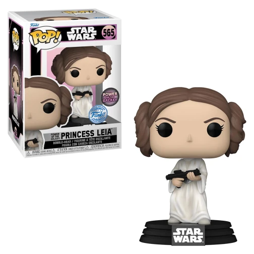 FUNKO POP STAR WARS - PRINCESS LEIA 565 - POWER OF THE GALAXY EXCLUSIVO AMAZON