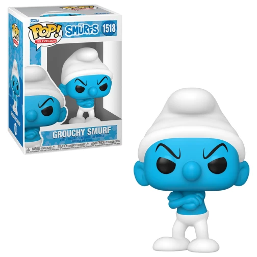 FUNKO POP TELEVISION THE SMURFS - GROUCHY SMURF 1518