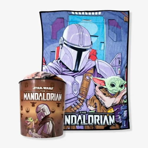 KIT MANTA COM BALDE THE MANDALORIAN 