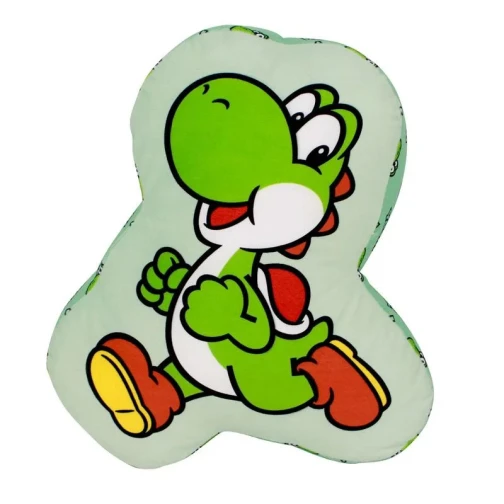 ALMOFADA FORMATO YOSHI - MARIO 