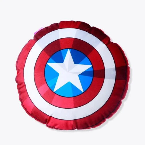 ALMOFADA FORMATO ESCUDO CAPITÃO AMÉRICA – MARVEL 