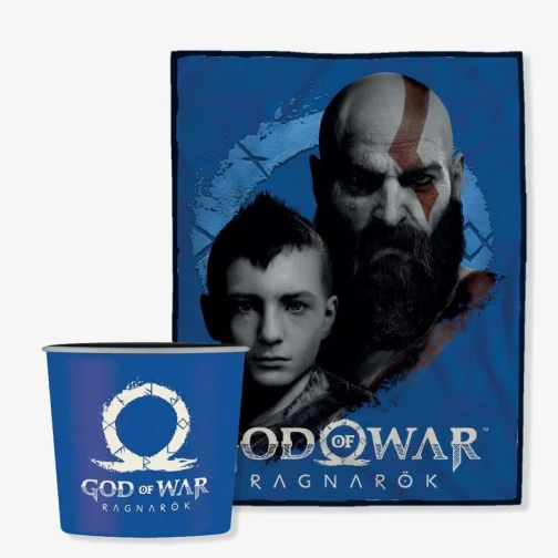 KIT MANTA COM BALDE GOD OF WAR 