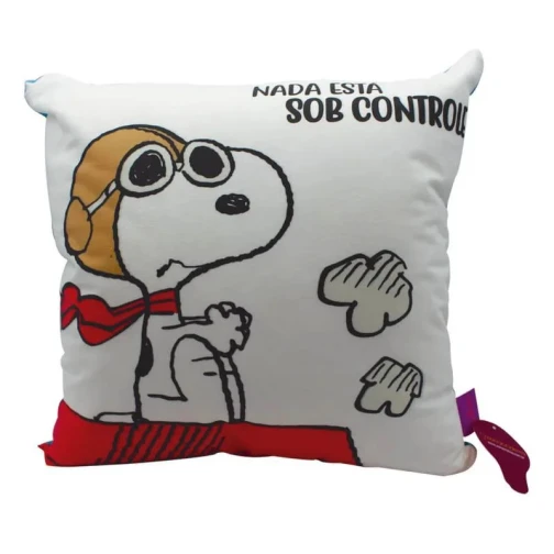 ALMOFADA 40X40 SNOOPY SOB CONTROLE 