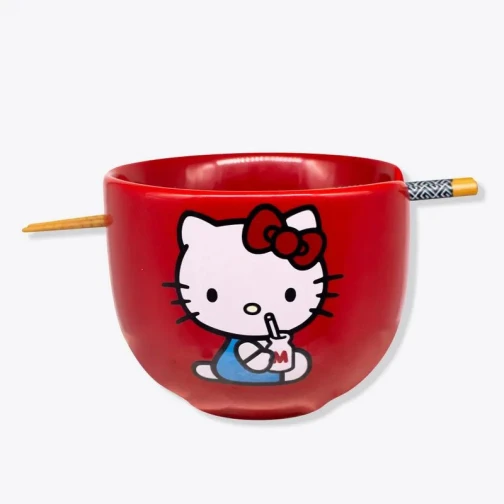 BOWL COM HASHI HELLO KITTY 