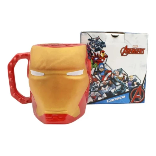 CANECA 3D HOMEM DE FERRO - MARVEL 