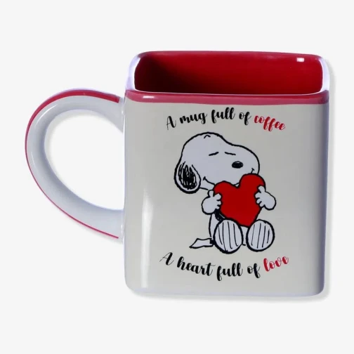 CANECA CUBO PUPPY COFFEE – SNOOPY 