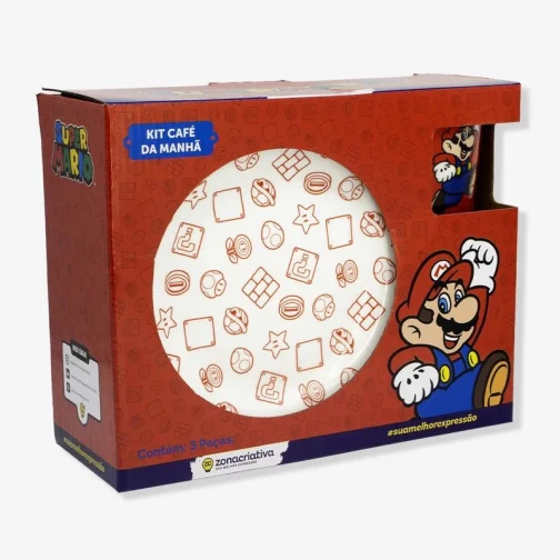 KIT ALIMENTAÇÃO SUPER MARIO 