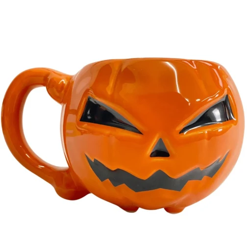 CANECA 3D ABÓBORA HALLOWEN 