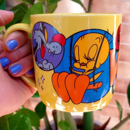 CANECA PIU PIU E FRAJOLA - LOONEY TUNES 