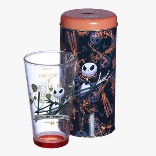 COPO COM COFRE JACK SKELLINGTON - O ESTRANHO MUNDO DE JACK 