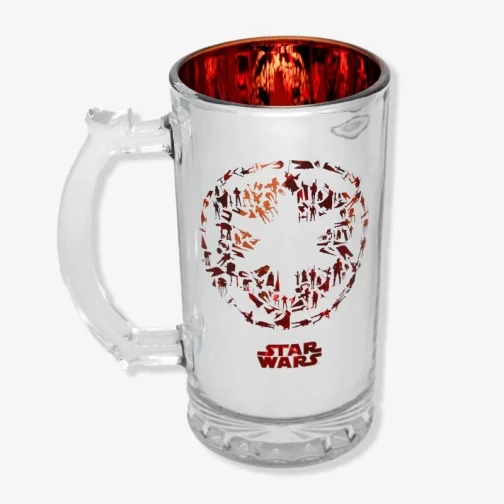 CANECA DE CHOPP ELETROSTÁTICA DARTH VADER - DISNEY 100 ANOS 