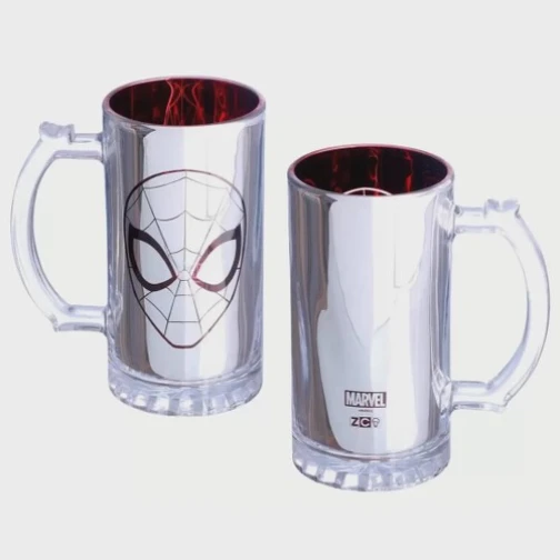 CANECA DE CHOPP ELETROSTÁTICA HOMEM ARANHA 