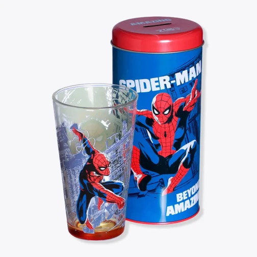 COPO COM COFRE HOMEM ARANHA - MARVEL