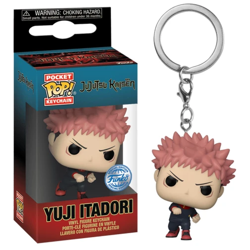 CHAVEIRO FUNKO POCKET POP KEYCHAIN JUJUTSU KAISEN EXCLUSIVE - YUJI ITADORI 