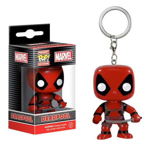 CHAVEIRO FUNKO POCKET POP KEYCHAIN MARVEL DEADPOOL VERMELHO 