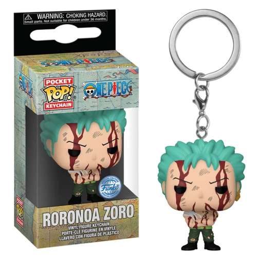 CHAVEIRO FUNKO POCKET POP KEYCHAIN ONE PIECE EXCLUSIVE - RORONOA ZORO, NOTHING HAPPENED (76880) 