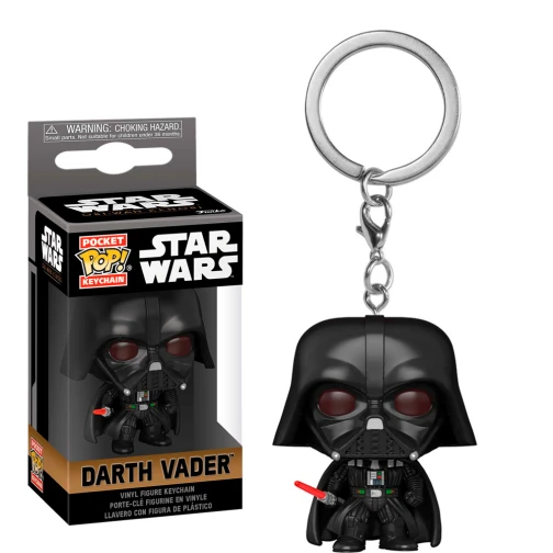 CHAVEIRO FUNKO POCKET POP KEYCHAIN STAR WARS OBI-WAN KENOBI - DARTH VADER 