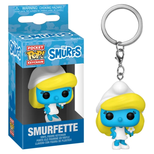 CHAVEIRO FUNKO POCKET POP KEYCHAIN THE SMURFS - SMURFETTE 