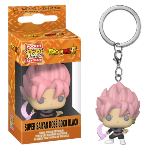 CHAVEIRO FUNKO POP  DRAGON BALL - SUPER SAIYAN ROSÉ GOKU BLACK 