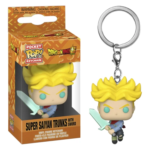 CHAVEIRO FUNKO POP DRAGON BALL SUPER - TRUNKS SUPER SAIYAN WITH SWORD