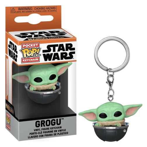 CHAVEIRO FUNKO POP KEYCHAIN STAR WARS THE MANDALORIAN S2 - GROGU 