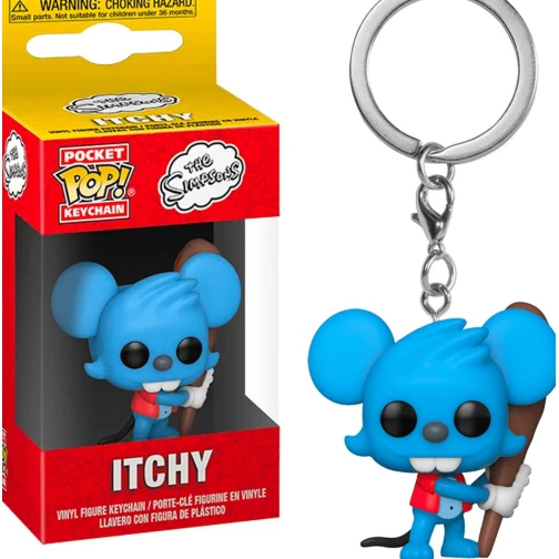 CHAVEIRO FUNKO POCKET POP KEYCHAIN THE SIMPSONS - ITCHY