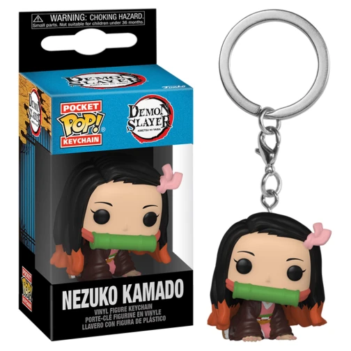 CHAVEIRO FUNKO POP KEYCHAIN DEMON SLAYER: KIMETSU NO YAIBA - NEZUKO KAMADO (65622) 