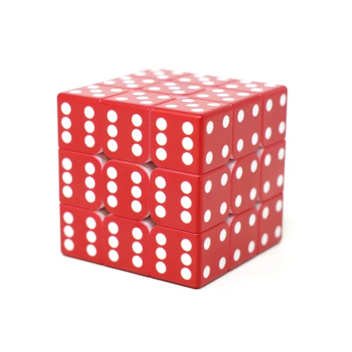 CUBO MÁGICO DADO VINCI CUBE - VERMELHO 