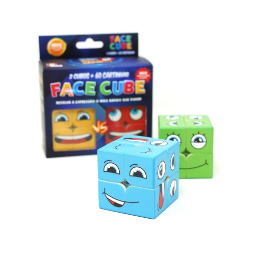 JOGO FACE CUBE (2 CUBOS + 60 CARTAS) 