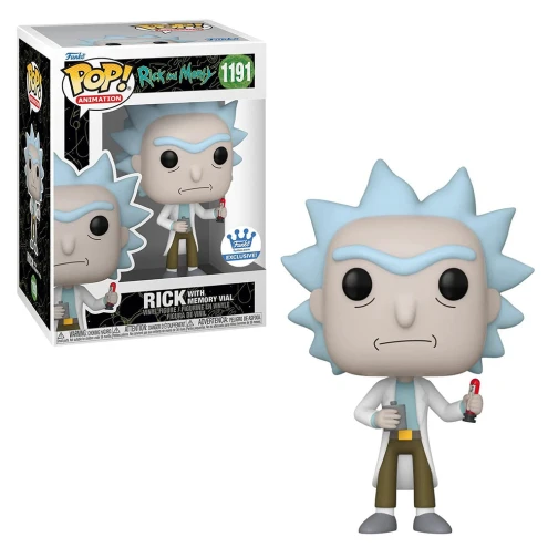 FUNKO POP RICK AND MORTY EXCLUSIVE - RICK WITH MEMORY VIAL 1191