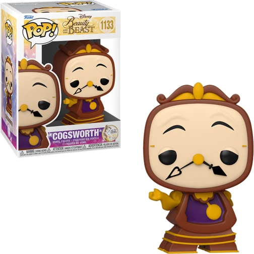 FUNKO POP DISNEY BEAUTY AND THE BEAST - COGSWORTH 1133 - BELA E FERA