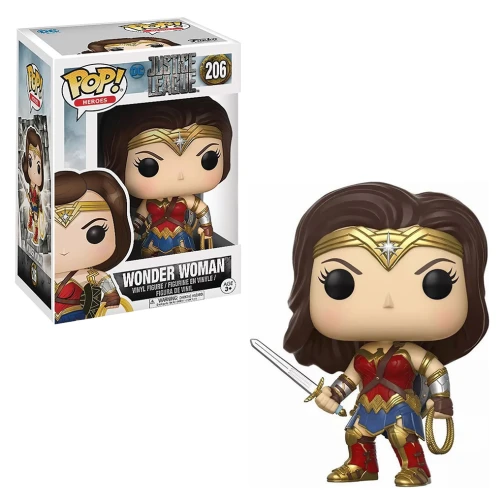 FUNKO POP HEROES MOVIES JUSTICE LEAGUE - WONDER WOMAN 206