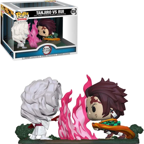 FUNKO POP MOMENT DEMON SLAYER - TANJIRO VS RUI 1034