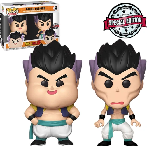 BONECOS FUNKO POP DRAGON BALL Z EXCLUSIVE - FAILED FUSIONS GOTENKS 2PACK