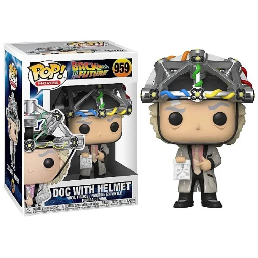 FUNKO POP MOVIES BACK TO THE FUTURE - DOC WITH HELMET 959 