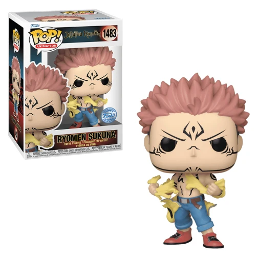 FUNKO POP ANIMATION JUJUTSU KAISEN EXCLUSIVE - RYOMEN SUKUNA TEARING SHIRT 1483