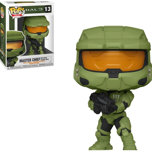 FUNKO POP GAMES HALO - MASTER CHIEF WITH MA40 RIFLE 13