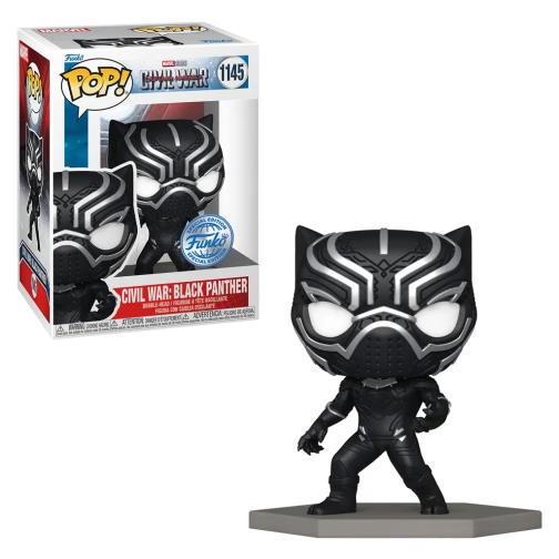 FUNKO POP MARVEL CAPTAIN AMERICA: CIVIL WAR EXCLUSIVE - PANTERA NEGRA 1145 