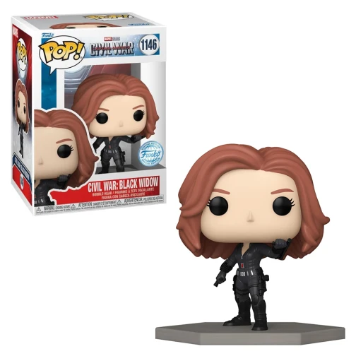 FUNKO POP MARVEL CAPTAIN AMERICA: CIVIL WAR EXCLUSIVE - BLACK WIDOW 1146 