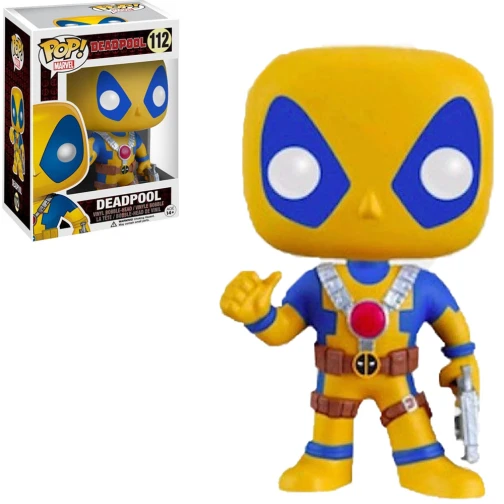 FUNKO POP MARVEL DEADPOOL EXCLUSIVE - YELLOW DEADPOOL 112