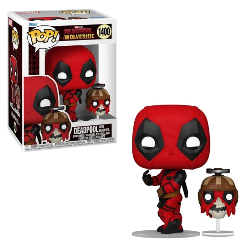 FUNKO POP MARVEL DEADPOOL & WOLVERINE - DEADPOOL WITH HEADPOOL 1400 