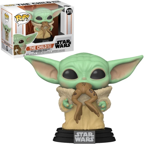 FUNKO POP STAR WARS THE MANDALORIAN - THE CHILD WITH FROG (BABY YODA) 379 