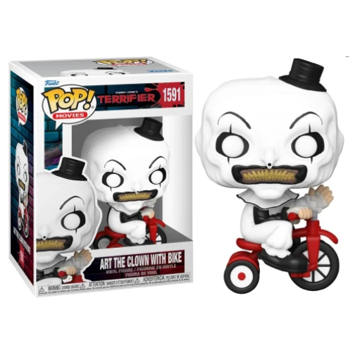 FUNKO POP MOVIES! ART THE CLOWN WITH BIKE 1591 