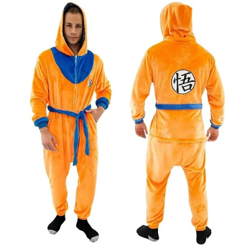 MACACÃO KIGURUMI GOKU - DRAGON BALL Z 