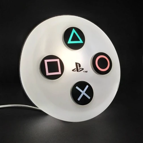 BOTÃO LUMINÁRIA PLAYSTATION