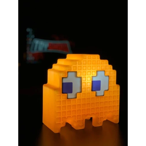 LUMINÁRIA FANTASMINHA LARANJA PAC - MAN 