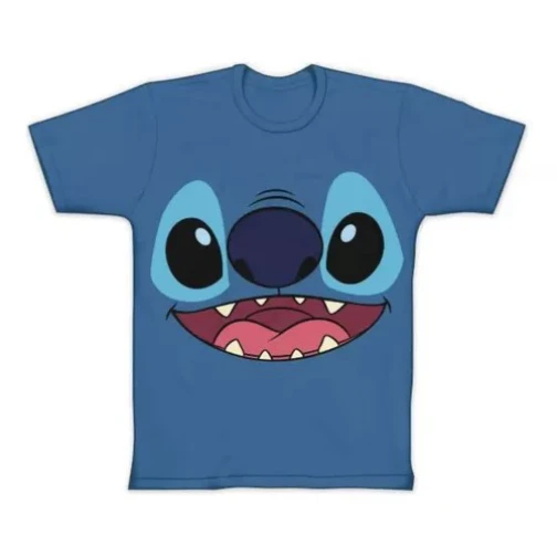 CAMISETA INFANTIL AZUL STITCH - DISNEY 