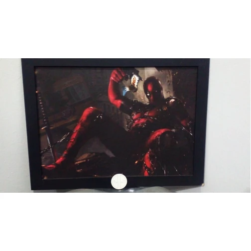 QUADRO DECORATIVO DEADPOOL 