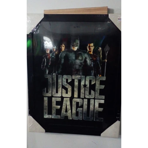 QUADRO DECORATIVO LIGA DA JUSTIÇA 