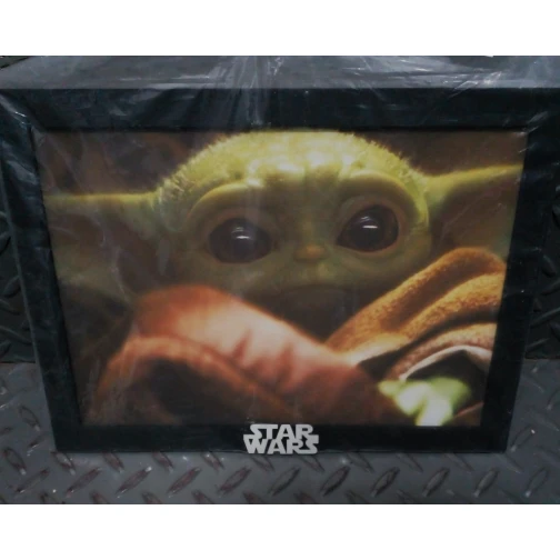 QUADRO DECORATIVO BABY YODA - STAR WARS 